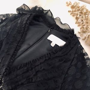 Badgley Mischka Black Cocktail Evening Dress | 0